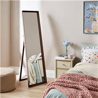 Wood Veneer Full Length Freestanding Mirror