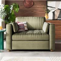 Zoe II Velvet Snuggle Chair