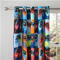 Game Mode Blackout Eyelet Curtains