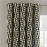 Geo Checkerboard Eyelet Curtains