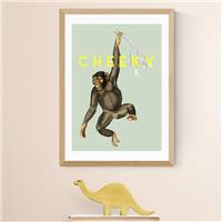 East End Prints Cheeky Monkey Print