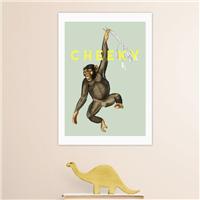 East End Prints Cheeky Monkey Print