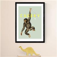 East End Prints Cheeky Monkey Print