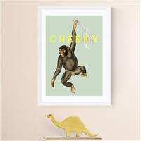 East End Prints Cheeky Monkey Print
