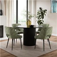 Lillia Multicoloured Chenille Dining Chair