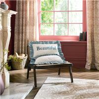 William Morris At Home Strawberry Thief Frilled Rectangle Cushion