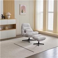 Turner Swivel Chair and Footstool