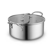 Sur La Table TriPly Casserole Dish with Lid 24cm