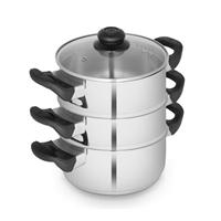 Swan Townhouse 3 Tier Steamer 18cm