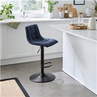 Leonel Height Adjustable Bar Stool, Fleck Boucle