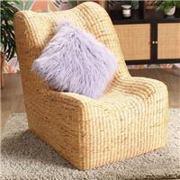 Desser Danish Rattan Armless Chair