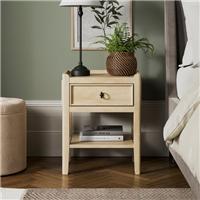 Portland 1 Drawer Bedside Table