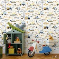 Trucks and Diggers Wallpaper