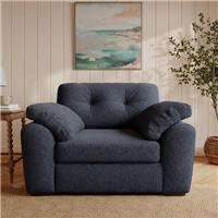 Milton Soft Chenille Snuggle Chair