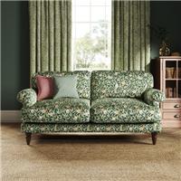 Jolene William Morris Bird & Pomegranate Print Velvet 3 Seater Sofa
