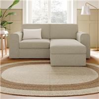 Abel Basketweave Reversible Corner Chaise Sofa
