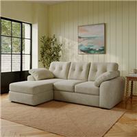 Milton Soft Chenille Corner Chaise Sofa