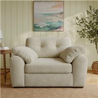 Milton Soft Chenille Snuggle Chair