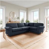 Flori Soft Chenille Corner Sofa