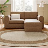 Abel Arizona Faux Leather Reversible Corner Chaise Sofa