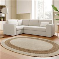 Abel Basketweave Corner Sofa