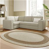 Abel Basketweave Corner Sofa