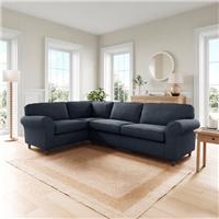 Flori Soft Chenille Corner Sofa