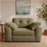 Milton Soft Chenille Snuggle Chair