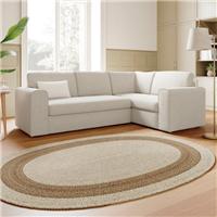 Abel Basketweave Corner Sofa