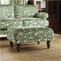 Jolene William Morris Bird & Pomegranate Print Velvet Footstool
