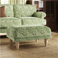 Jolene William Morris Willow Bough Print Velvet Footstool