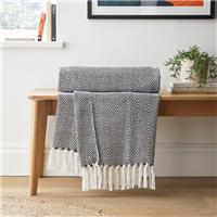 Jenson Herringbone Throw Blanket 130cm x 180cm