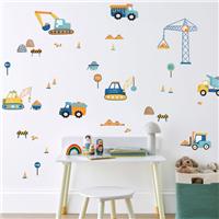 Trucks and Diggers Stickers