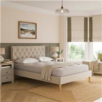 Emberly Chenille Bed Frame