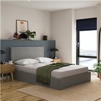 Olton Textured Side Lift Ottoman Bed Frame
