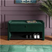 Estelle Velvet Hallway Storage Bench