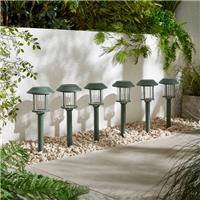Pack of 6 Solar Pathway Stake Lights