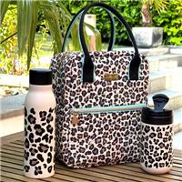 Navigate Leopard Stainless Steel Drinks Bottle 500ml