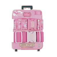 Upper Canada Vintage Pack of 2 Luggage Straps