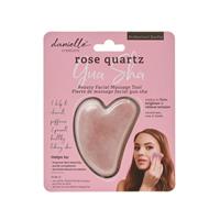 Upper Canada Danielle Creations Rose Quartz Gua Sha Massage Tool