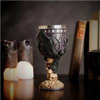 Mystic Legends Crow and Skulls Goblet Ornament