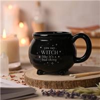 Mystic Legends You Say Witch Cauldron Mug