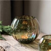 Bloom Engraved Shimmer Tealight Holder