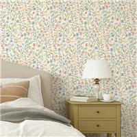 Spring Meadow Floral Wallpaper