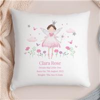Personalised Fairy Princess Square Cushion