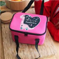 Personalised Pink Dinosaurs Lunch Bag