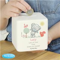 Personalised Tiny Tatty Teddy Woodland Animals Money Box