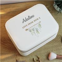 Personalised Botanical Jewellery Box