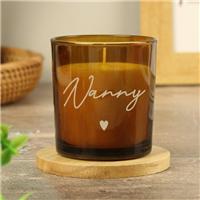 Personalised Glass Candle