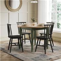 Pip 4-6 Seater Round to Oval Extendable Dining Table